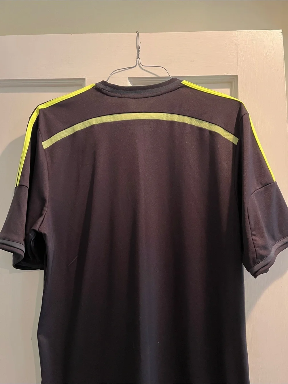 NWOT never worn Adidas Black Neon Lime/Yellow Accent Spain 2010 Fifa Jersey